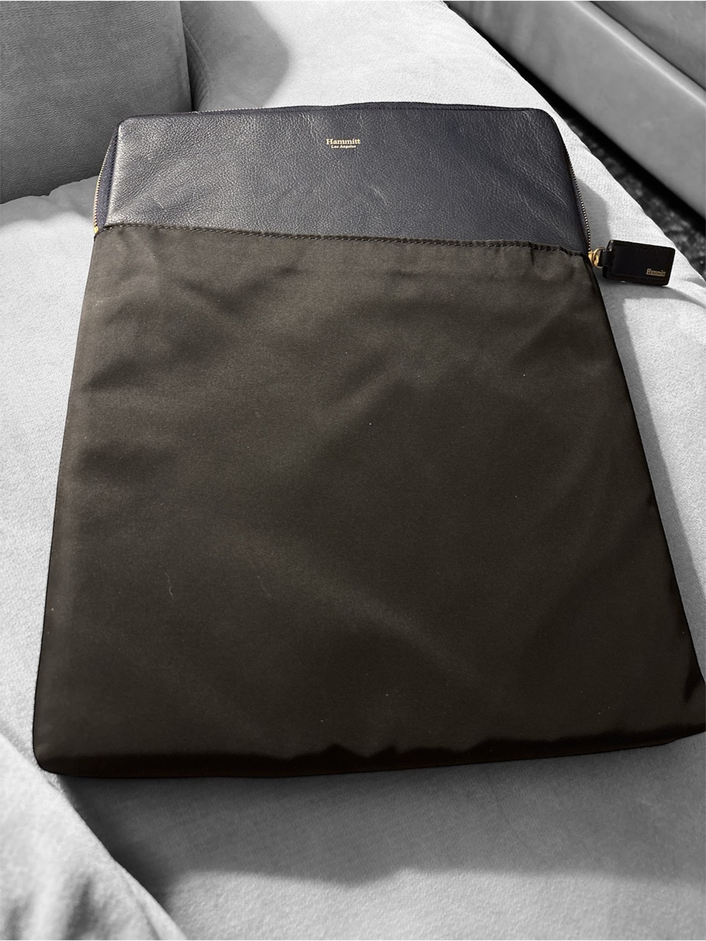 Hammitt Black/Navy Laptop Sleeve
